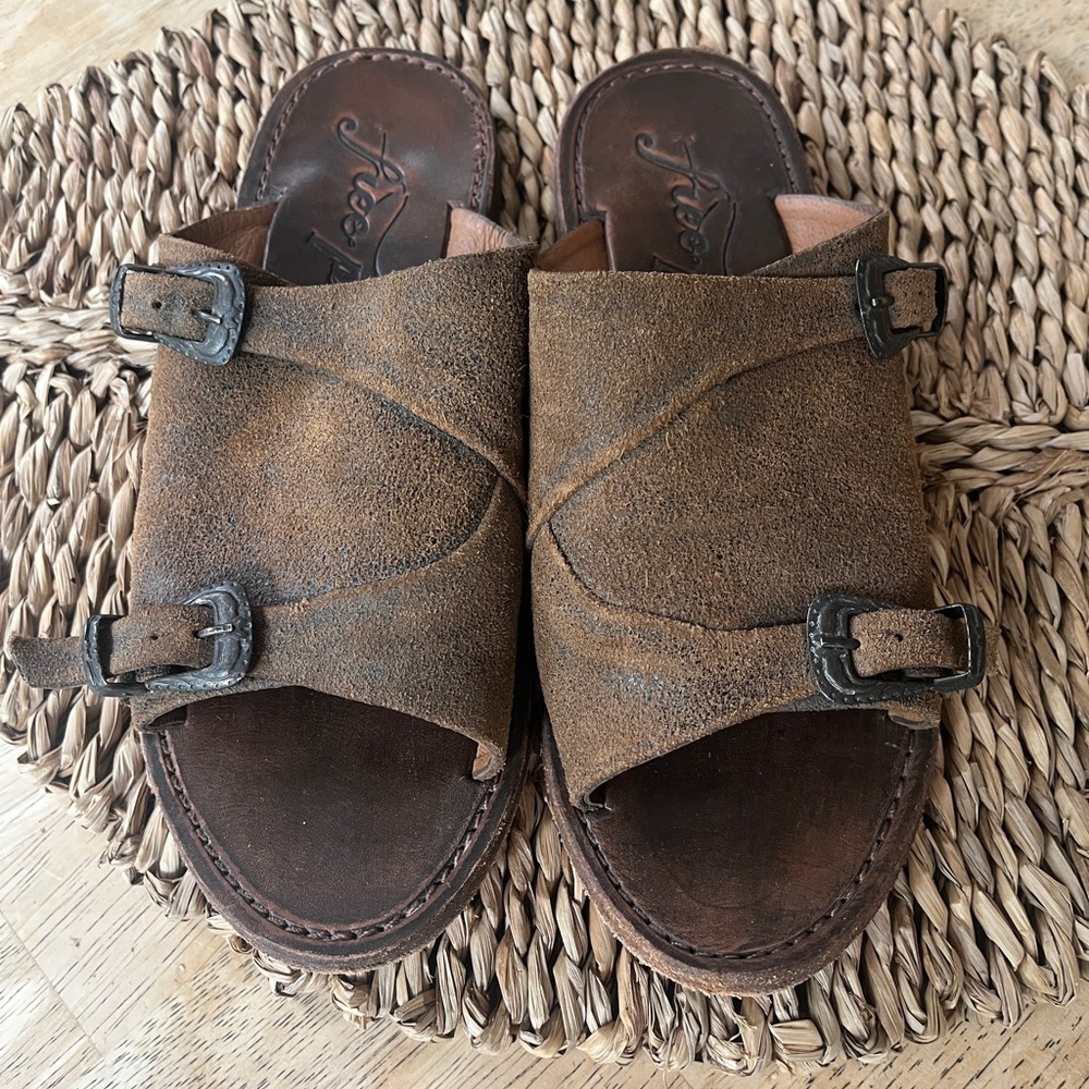 Free People Distressed Leather women’s Sandals